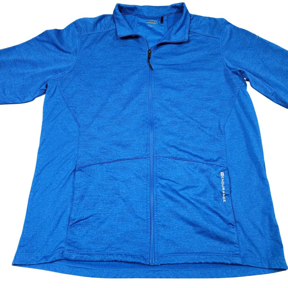 Ogio Endurance‎ Full Zip Jacket Men’s 2XL Blue Athletic Training Performance